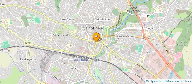 localisation de l'entreprise ARMOR AVOCATS à SAINT-BRIEUC