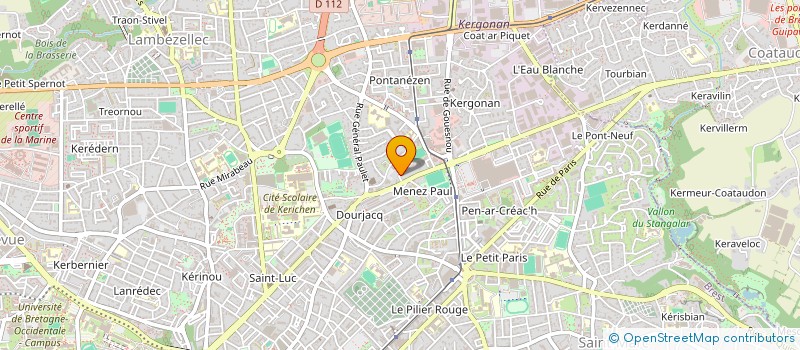 localisation de l'entreprise ARMOR BAT 22 à BREST