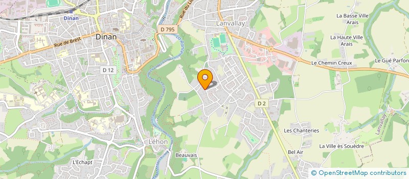 localisation de l'entreprise ARMOR BATI CONSEIL  LANVALLAY