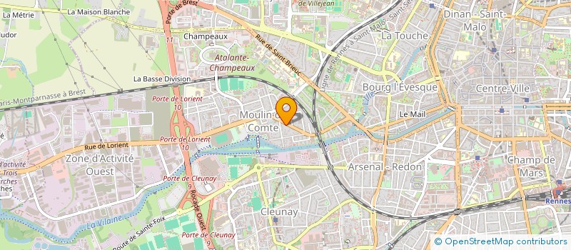 localisation de l'entreprise ARMOR BATTERIES  RENNES