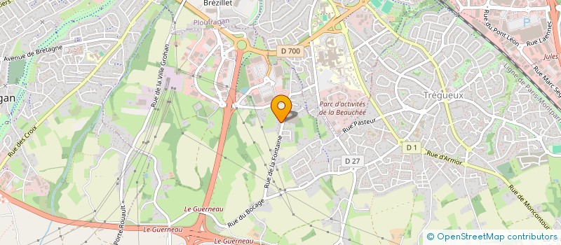 localisation de l'entreprise ARMOR BIENS ET SERVICES  TREGUEUX