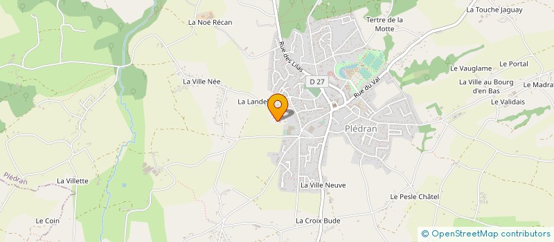 localisation de l'entreprise ARMOR BIO ENERGIES à PLEDRAN