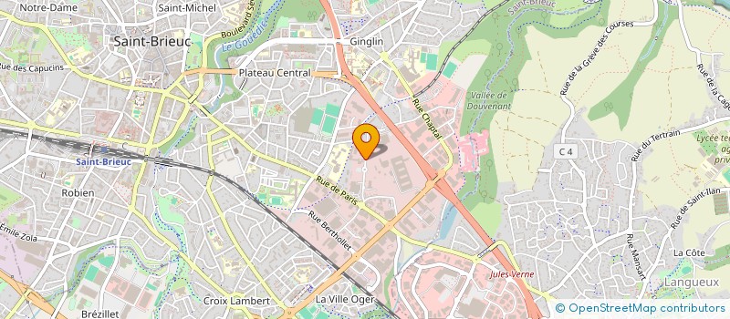 localisation de l'entreprise ARMOR BOIS à SAINT-BRIEUC