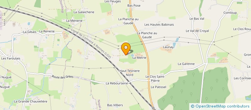 localisation de l'entreprise ARMOR BOIS CULTURE  NOYAL-SUR-VILAINE