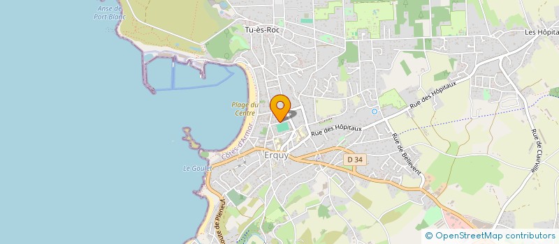 localisation de l'entreprise ARMOR CINE  ERQUY