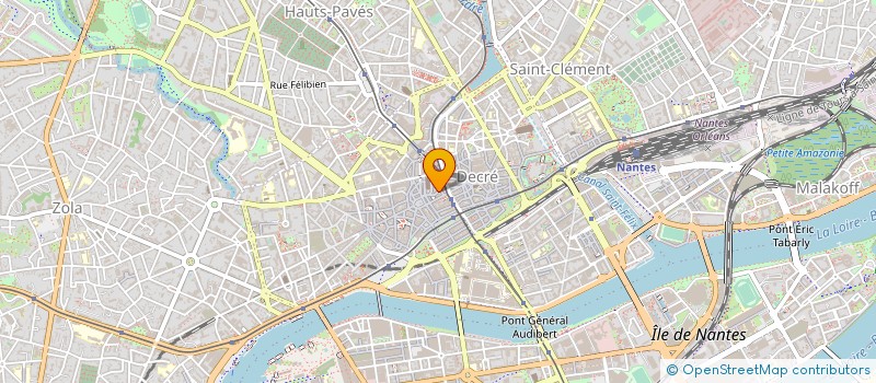 localisation de l'entreprise ARMOR COIFF' à NANTES