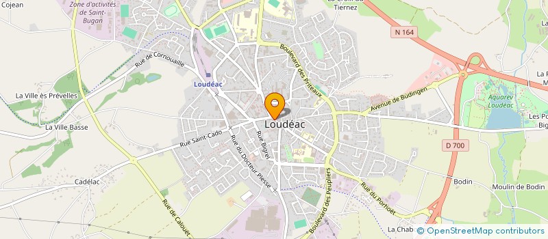 localisation de l'entreprise ARMOR COMMUNICATION LOUDEAC à LOUDEAC