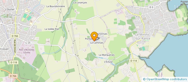 localisation de l'entreprise ARMOR CONCEPTION INSTALLATION  PLEURTUIT