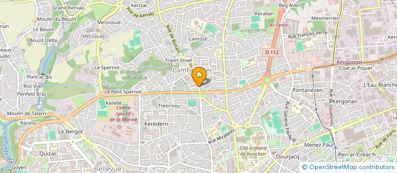 localisation de l'entreprise ARMOR CONDUITE à BREST