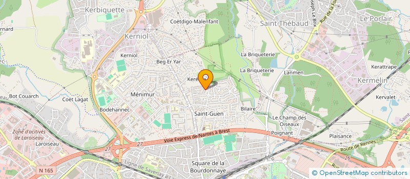 localisation de l'entreprise ARMOR CONSTRUCTION BRETAGNE SUD à VANNES