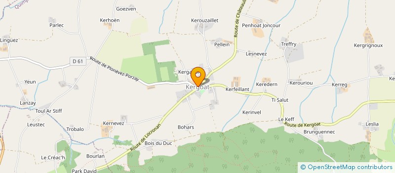 localisation de l'entreprise ARMOR COUVERTURE  GUENGAT