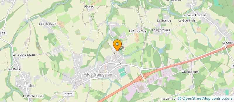 localisation de l'entreprise ARMOR CVC  VILDE-GUINGALAN