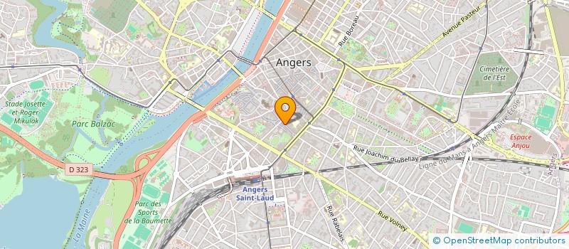 localisation de l'entreprise ARMOR D'ANJOU à ANGERS