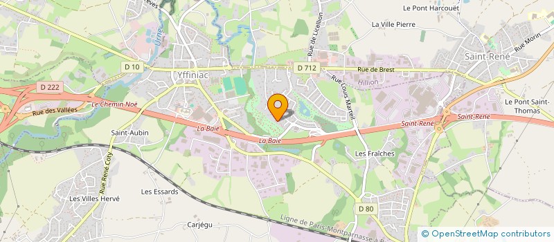 localisation de l'entreprise ARMOR DURANCE  YFFINIAC