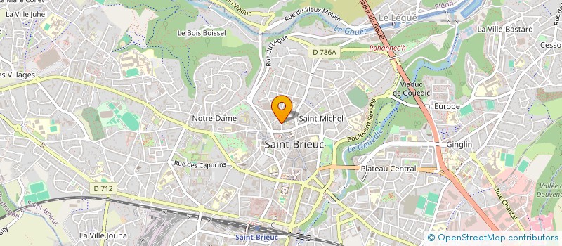 localisation de l'entreprise ARMOR ELECTRONIQUE COMPUTER à SAINT-BRIEUC