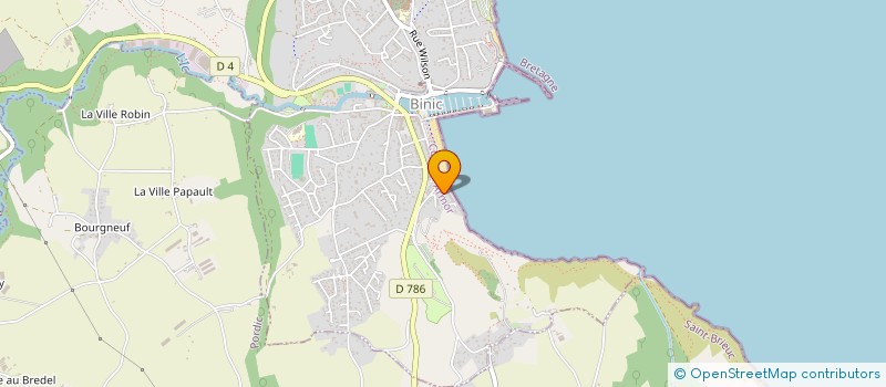 localisation de l'entreprise ARMOR ET ARGOAT  BINIC-ETABLES-SUR-MER