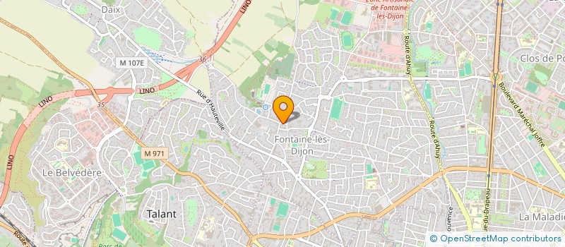 localisation de l'entreprise ARMOR ET ARGOAT  FONTAINE-LES-DIJON