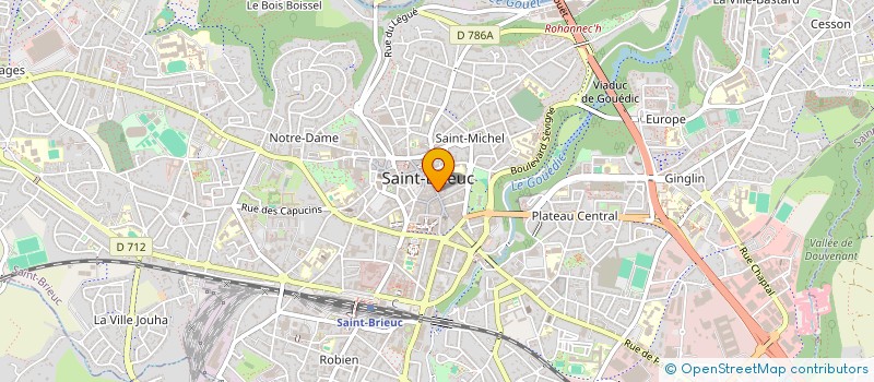 localisation de l'entreprise ARMOR FINANCES à SAINT-BRIEUC