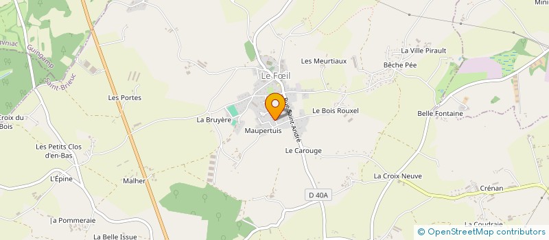 localisation de l'entreprise ARMOR GESTION IMMOBILIERE MONOT ODON  LE FIL