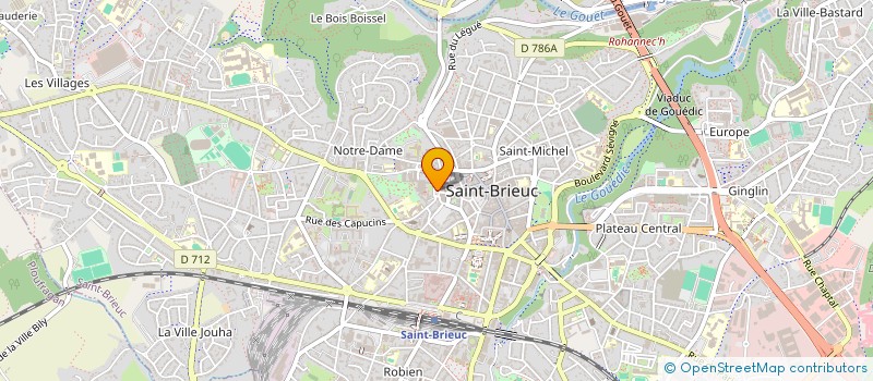 localisation de l'entreprise ARMOR GRIFFON TAXIS à SAINT-BRIEUC