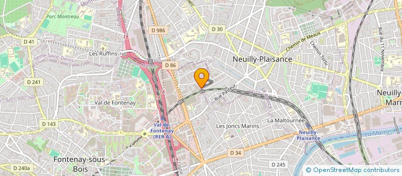 localisation de l'entreprise ARMOR GROUPE à FONTENAY-SOUS-BOIS