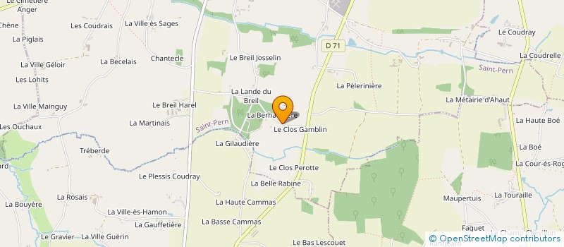 localisation de l'entreprise ARMOR HABITAT à SAINT-PERN