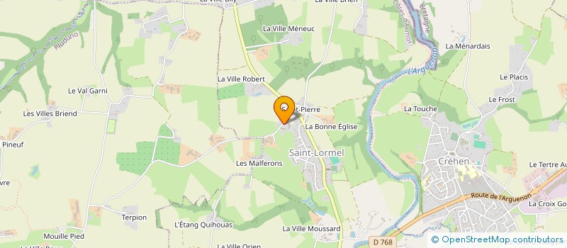 localisation de l'entreprise ARMOR'HOLE à SAINT-LORMEL