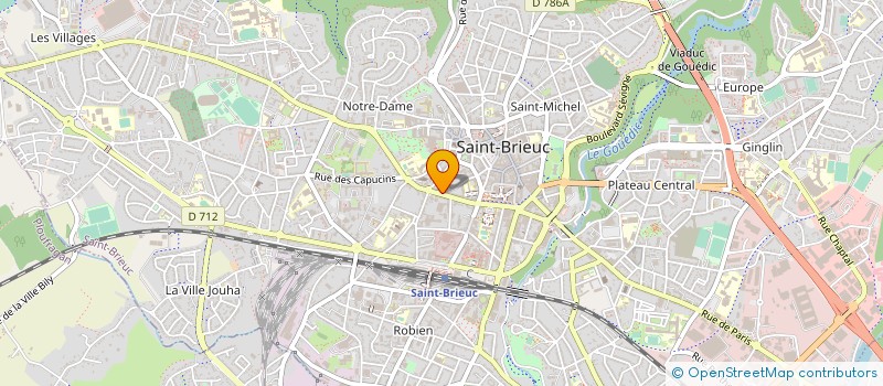 localisation de l'entreprise ARMOR HUMITEC à SAINT-BRIEUC