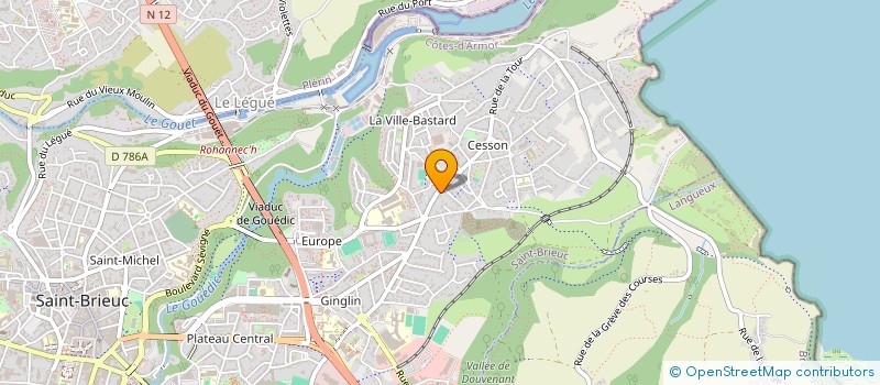 localisation de l'entreprise ARMOR IMMO à SAINT-BRIEUC
