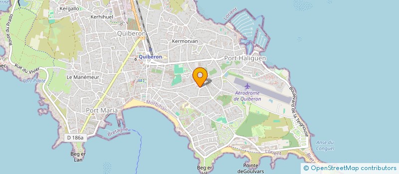 localisation de l'entreprise ARMOR INDUSTRY CONSULTING à QUIBERON