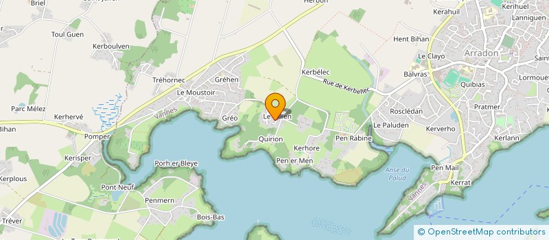 localisation de l'entreprise ARMOR INFO  ARRADON