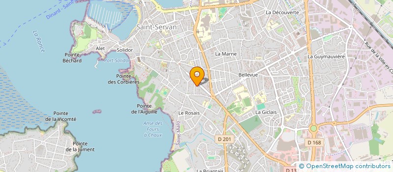 localisation de l'entreprise ARMOR INVEST  SAINT-MALO