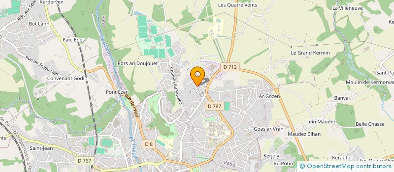 localisation de l'entreprise ARMOR KINES  PABU