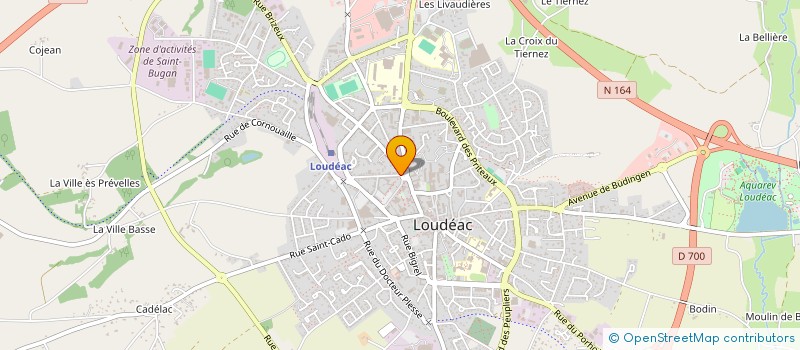 localisation de l'entreprise ARMOR KINES FOUCHEZ-PESNEAU SCM à LOUDEAC