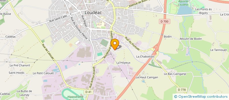 localisation de l'entreprise ARMOR LAVAGE à LOUDEAC