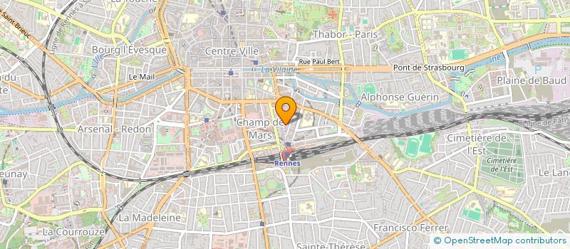 localisation de l'entreprise ARMOR LITERIE à RENNES