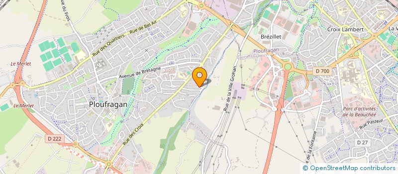 localisation de l'entreprise ARMOR LITTORAL  PLOUFRAGAN