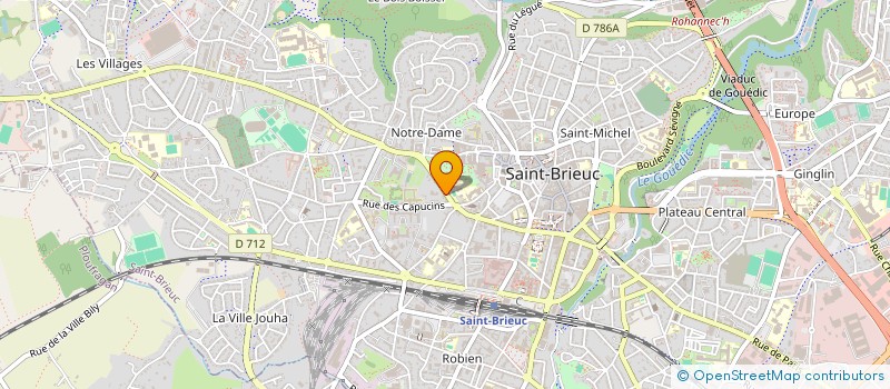 localisation de l'entreprise ARMOR LOISIRS à SAINT-BRIEUC
