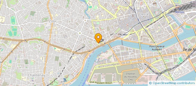 localisation de l'entreprise ARMOR MEDIA à NANTES