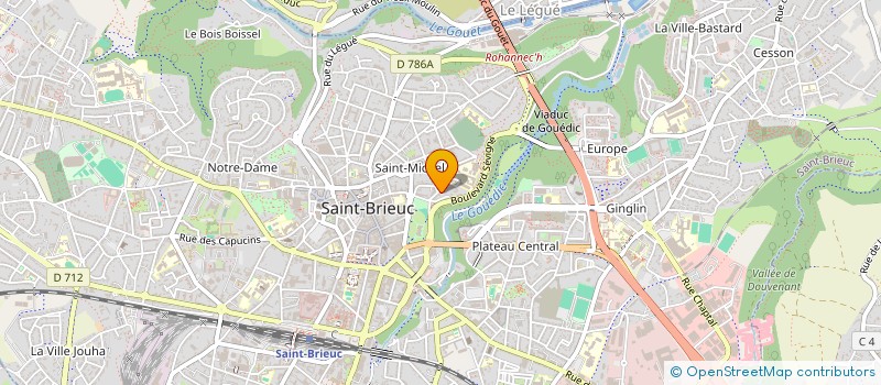 localisation de l'entreprise ARMOR NUMERIQUE SASU à SAINT-BRIEUC