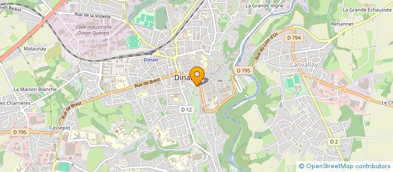localisation de l'entreprise ARMOR-OCEAN à DINAN