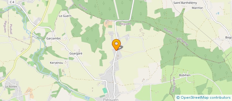 localisation de l'entreprise ARMOR PELLES  PLEGUIEN