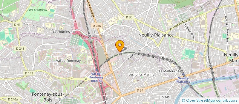 localisation de l'entreprise ARMOR RENOV à FONTENAY-SOUS-BOIS