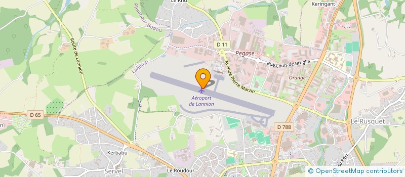 localisation de l'entreprise ARMOR RESSOURCES HUMAINES à LANNION