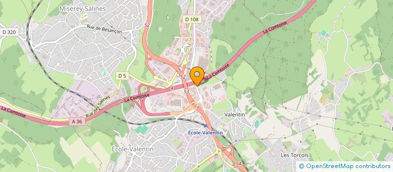 localisation de l'entreprise ARMOR RESTAURATION à ECOLE-VALENTIN