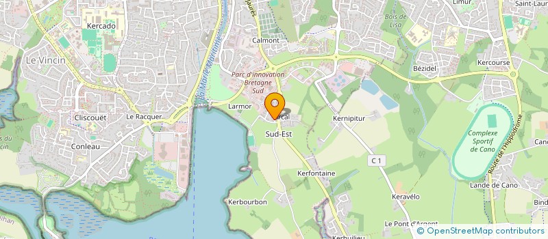 localisation de l'entreprise ARMOR ROHAN  VANNES