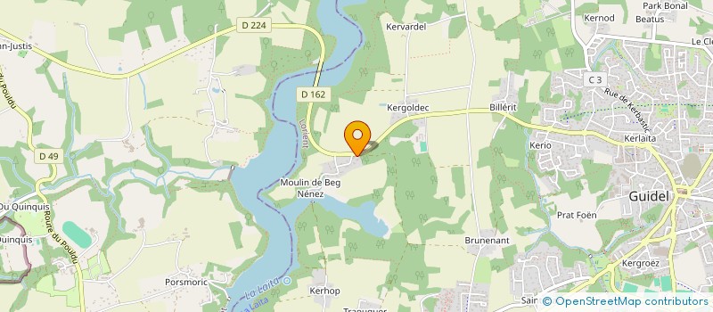 localisation de l'entreprise ARMOR SOLAIRE à QUIMPER