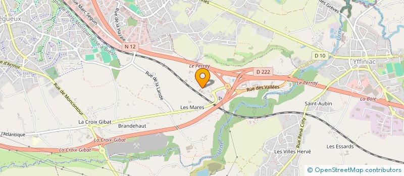 localisation de l'entreprise ARMOR SOUDURE à TREGUEUX