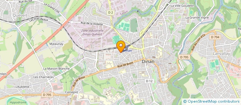 localisation de l'entreprise ARMOR TALHOUET  DINAN