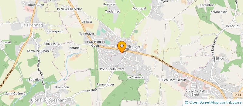 localisation de l'entreprise ARMOR TANGO  PLEUVEN